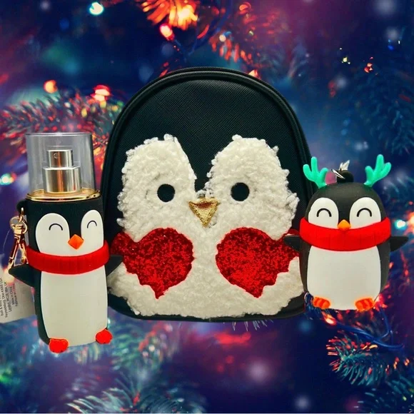 BBW🍭Rainbow Swirl Candy🍭+🐧Penguins🐧 8 pc gift set